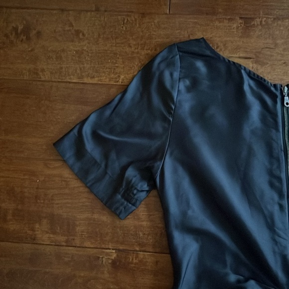 Vena Cava Black Twist Front Dress - Picture 8 of 9